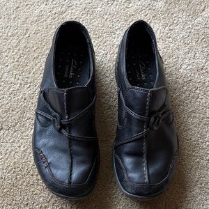 Clarks Men's Dark Leather Loafers